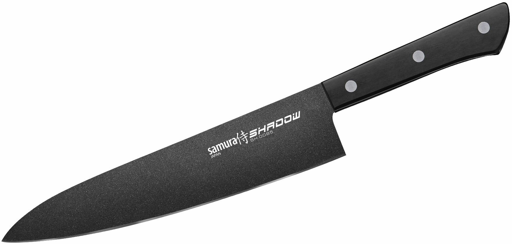 Нож кухонный Samura SHADOW, шеф (SH-0085)