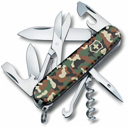 Нож многофункциональный VICTORINOX Climber камуфляж нож многофункциональный victorinox climber полупрозрачный красный