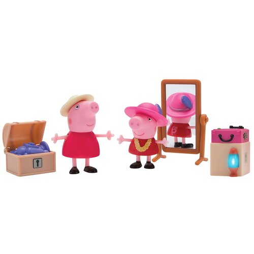 фото Игровой набор intertoy peppa pig пеппа и бабушка в гардеробной 35356