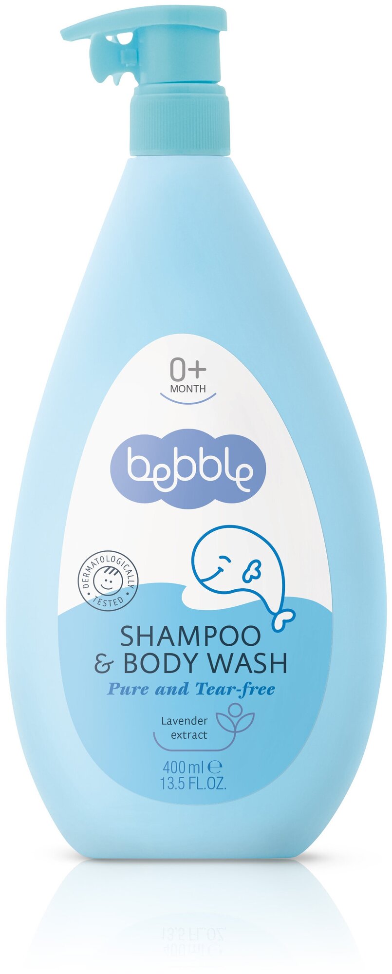 Шампунь для волос и тела Shampoo & Body Wash Bebble 400 ml