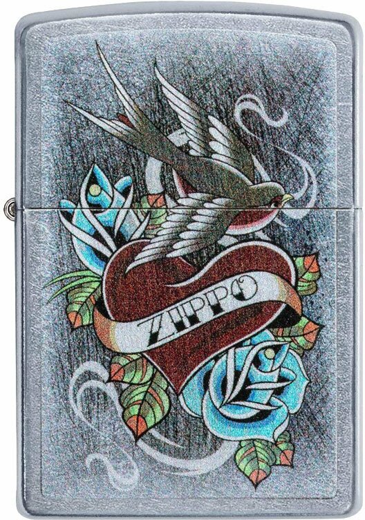 Zippo Зажигалка Zippo Vintage Tattoo - фотография № 2