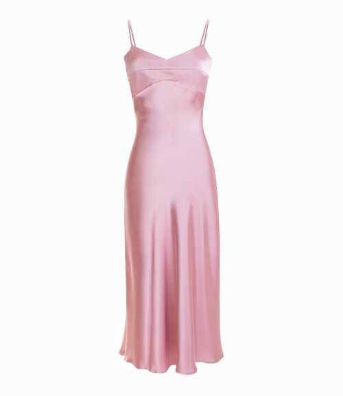 Платье-комбинация BUBLIKAIM, размер 42 (S), розовый