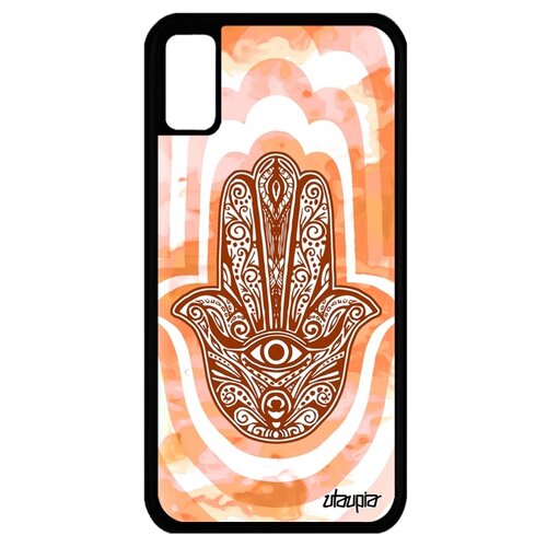 фото Чехол на смартфон apple iphone xs, "рука фатимы" медальон тора utaupia