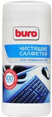 Салфетки Buro BU-Asurface для поверхностей туба 100шт влажных