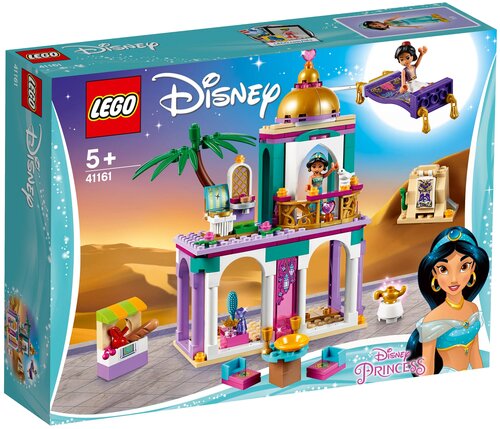 Конструктор LEGO Disney Princess 41161 Приключения Аладдина и Жасмин во дворце, 193 дет.