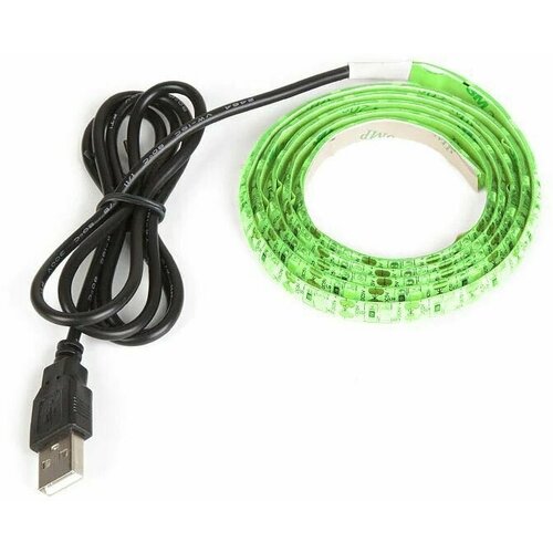 Зеленая светодиодная лента 1м (USB) Огонек OG-LDL09