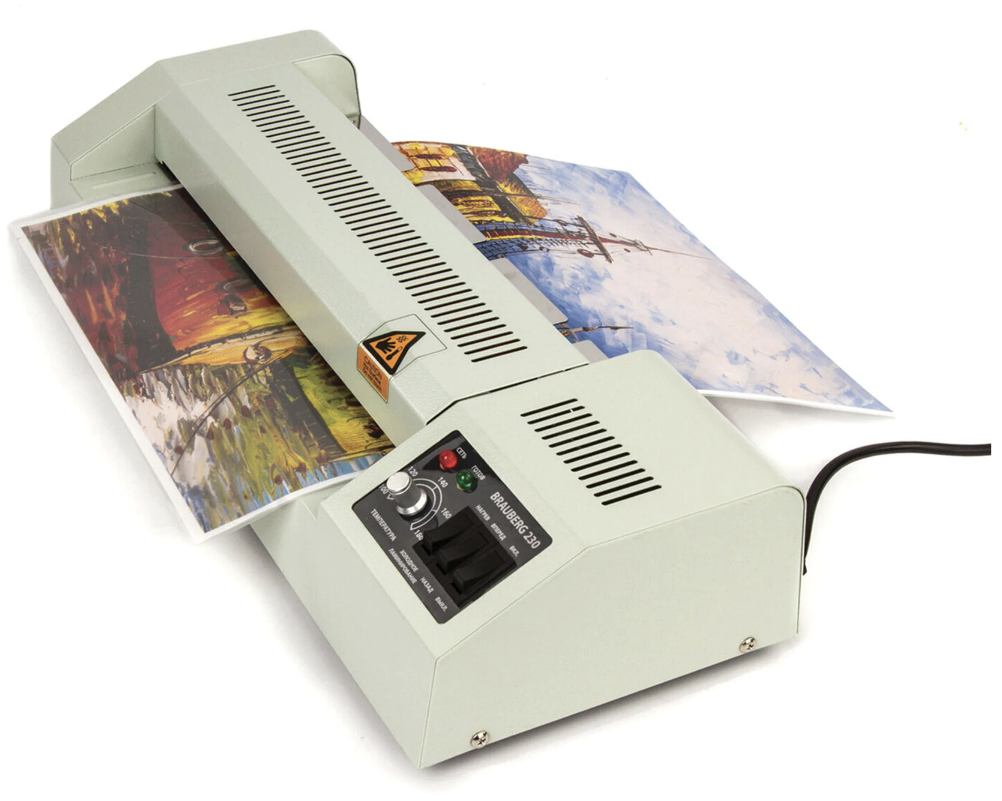 Ламинатор бумаги пакетный FGK-320 для дома и офиса формат А3 скорость 51/мин для горячего и холодного ламинирования Brauberg 531351