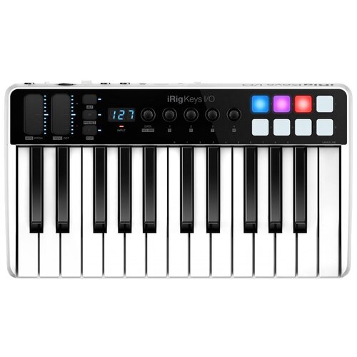 MIDI-клавиатура IK Multimedia iRig Keys I/O 25 мобильный аудиоинтерфейс ik multimedia irig pro quattro i o