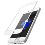 Защитное стекло AHORA 5D для Apple IPhone 7, 8 (Айфон 7, 8) на весь экран (Full Cover) белое. - изображение