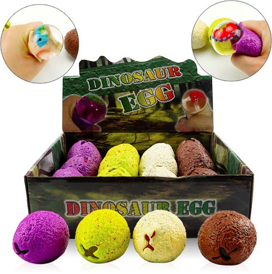 Игрушка-антистресс "Яйцо динозавра" мялка (цвет в асс) Junfa SL843