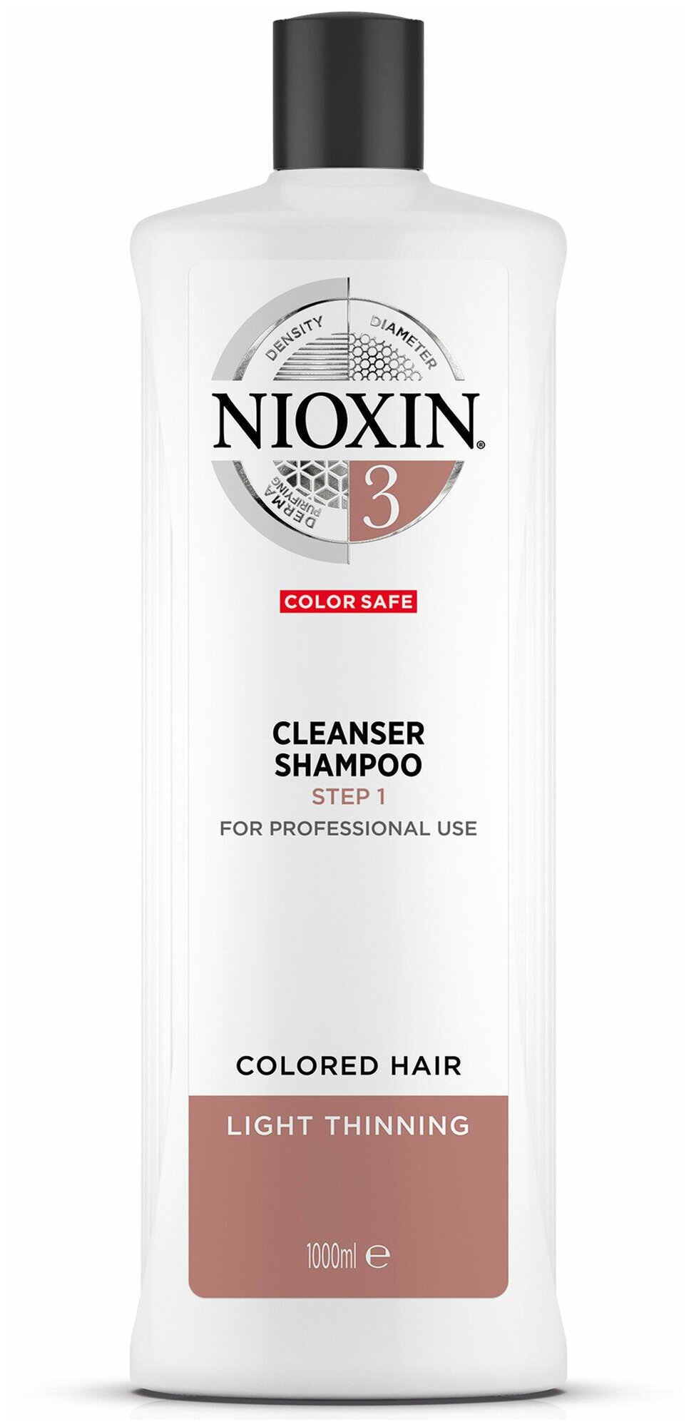 Nioxin Очищающий шампунь Система 3 (1000 мл.)