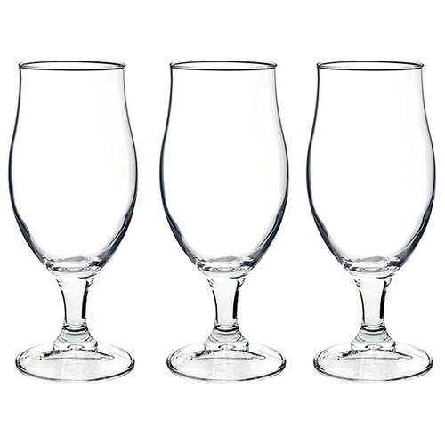 фото Набор 3-х бокалов для пива 530 мл. executive bormioli rocco 128550q02021990