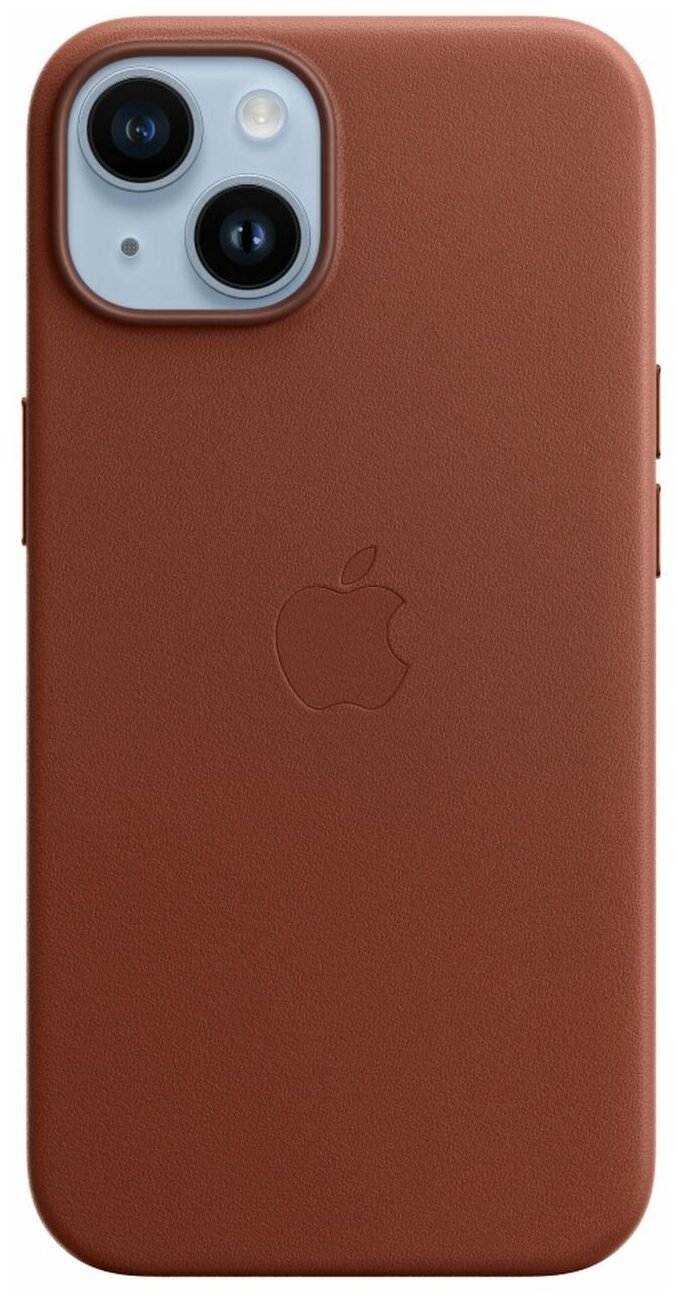 iPhone 14 Leather Case with MagSafe - Umber