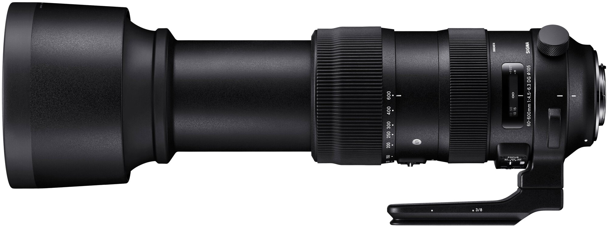 Объектив Sigma AF 60-600mm f/4.5-6.3 DG OS HSM Sports Canon EF, черный