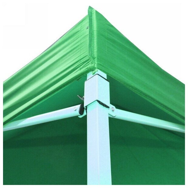 Тент-шатер "Простор" раздвижной 3*3*2,5м, 3 стенки, зеленый - фотография № 5