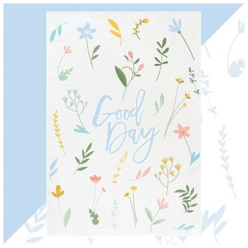 фото Полотенце пляжное этель good day 96х146 см, 100% хлопок