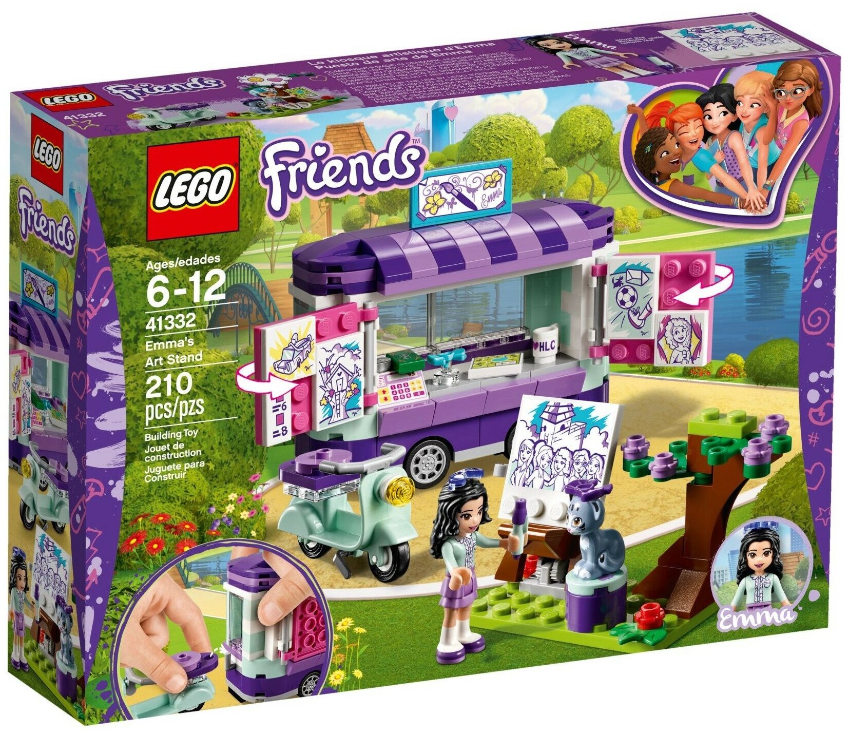 Конструктор LEGO Friends 41332 Выставка Эммы, 210 дет.