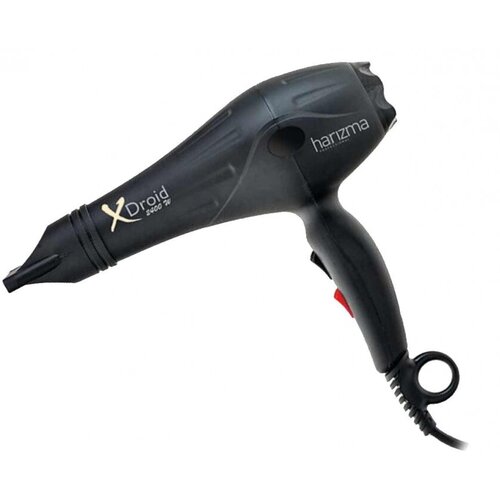 Harizma Профессиональный фен для волос X-Droid h10209 черный 2400 Вт 505100₽