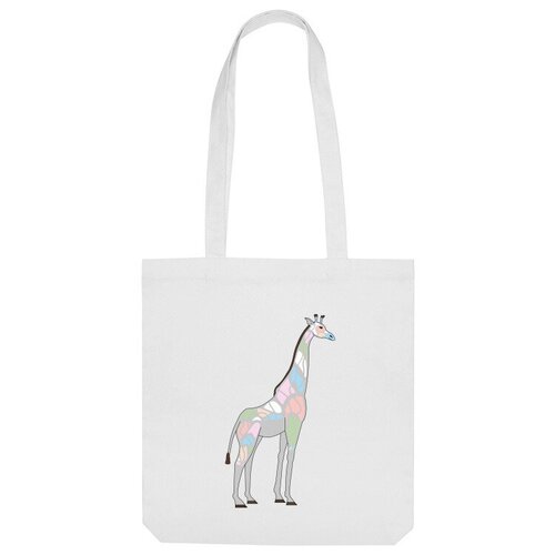 Сумка шоппер Us Basic, белый сумка жираф бежевый