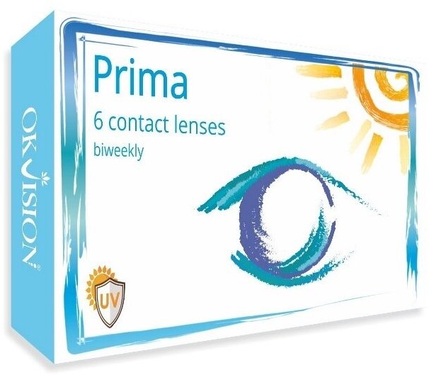 OKVision контактные линзы Prima (6шт) 8.6 -9.5