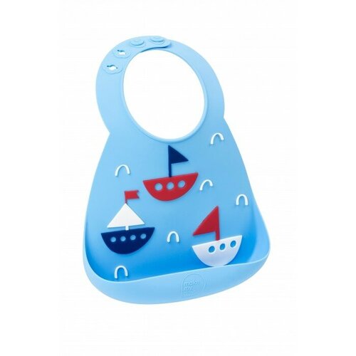 Baby Bib Yacht Голубой нагрудники make my day baby bib yacht