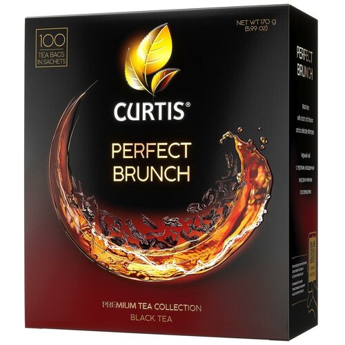 Чай черный Curtis Perfect brunch в пакетиках, 100х1,7 г