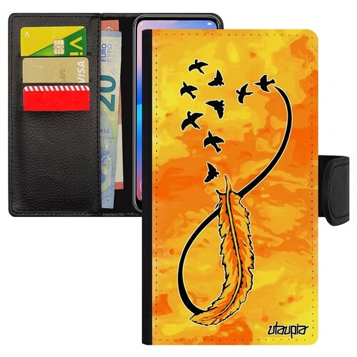 фото Чехол-книжка на мобильный iphone 7, "бесконечность" вечный вселенная utaupia