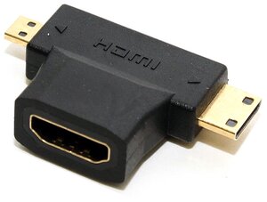 Переходник 5bites Переходник micro-HDMI/mini-HDMI->HDMI(F) 5bites HH1805 (ret)