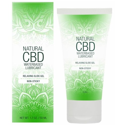 Лубрикант на водной основе Natural CBD Waterbased Lubricant - 50 мл. массажное масло с каннабидиолом natural cbd 50 мл