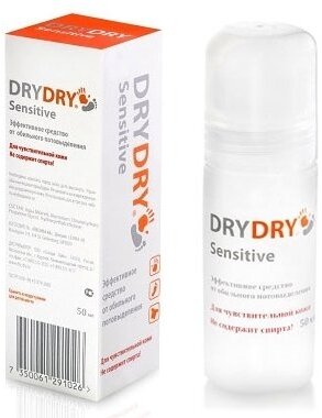 Дезодорант Dry Dry Sensitive, 50 мл