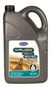 Масло моторное 5w30 comma 5л синтетика xflow type ll