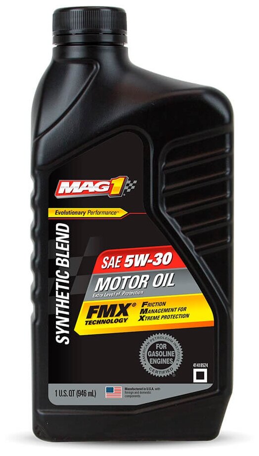 Синтетическое моторное масло MAG 1 Synthetic Blend 5W-30