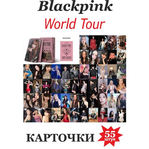 Фото Ломо карты Kpop фотокарта для фанатов ломо карточек девочки BLACKPINK/ блэкпинк WORLD TOUR BLACKPINK фото ломо карты kpop фотокарта для фанатов ломо карточек девочки блэкпинк pink venom new