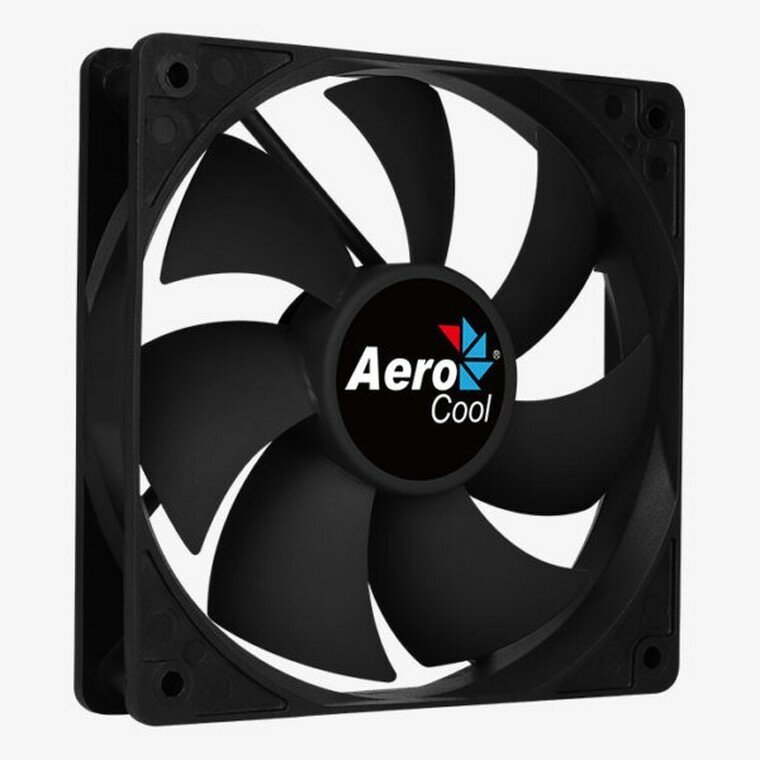 Вентилятор Aerocool Force 12 PWM 120x120mm 4-pin+3pin 27.5dB 139gr, черный