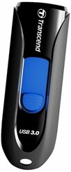 Флешка Transcend JetFlash 790 32 GB, 1 шт., черный/синий