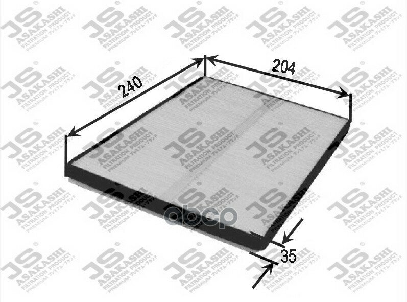Фильтр Салона Chevrolet Cruze 10-/Opel Astra J/Insignia 09- JS Asakashi арт. AC9205