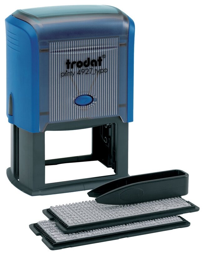 Самонаборный штамп автоматический TRODAT , оттиск 60 х 40 мм, шрифт 3.1/2.2 мм, прямоугольный - фото №1