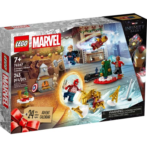 Конструктор LEGO Мстители 76267 Адвент-календарь, 243 дет. набор минифигурок киновселенная марвел 7 шт 4 5 см 7 см пакет