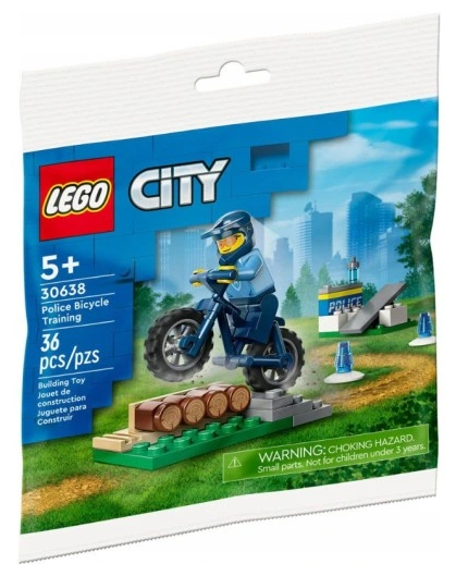 Конструктор LEGO City Тренировка полицейских на велосипеде 30638