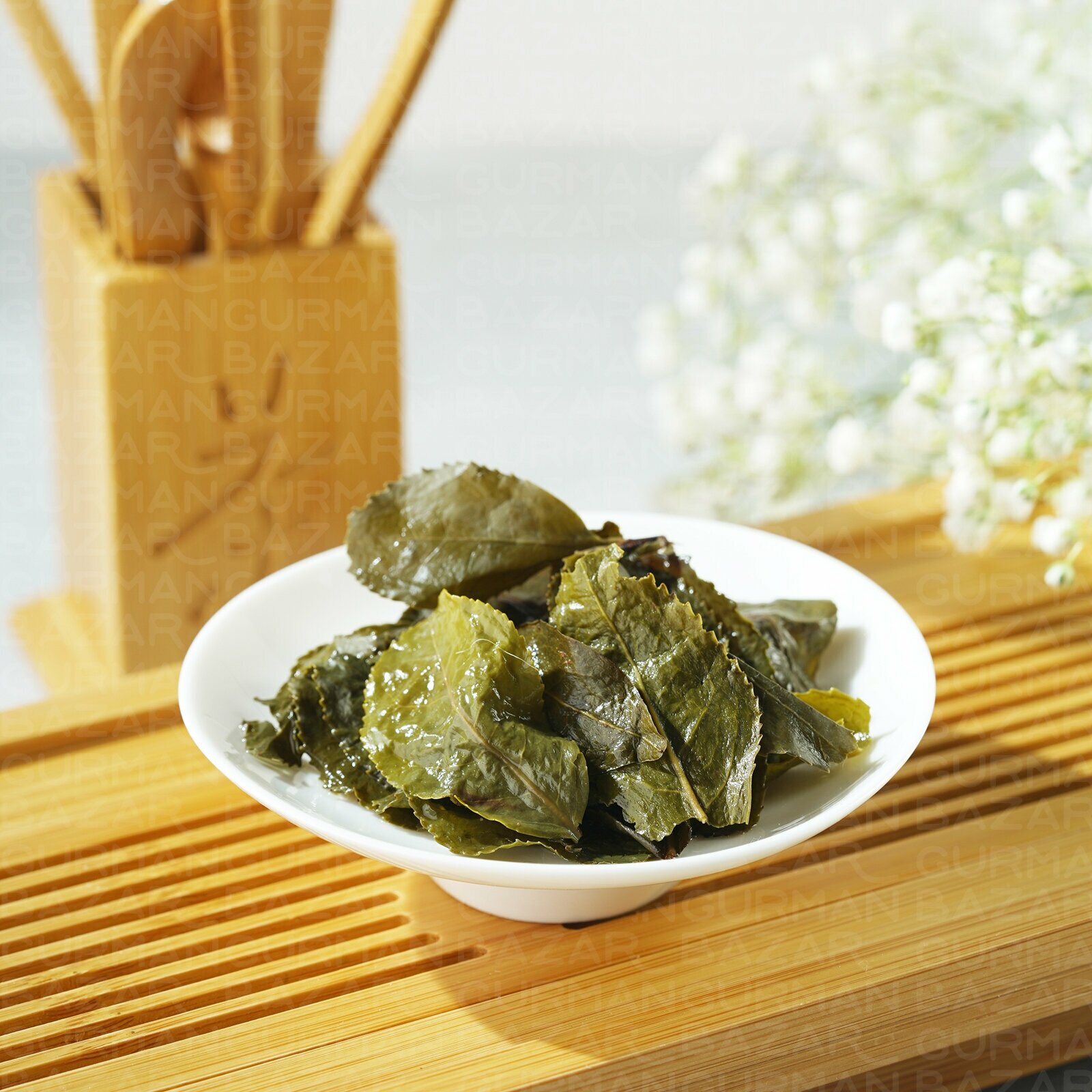 Чай листовой Ceremony китайский улун карамель 200 г. зеленый карамельный оолонг - фотография № 6