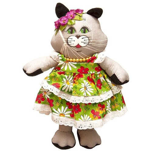 Кукла Кошка в платье 26 см