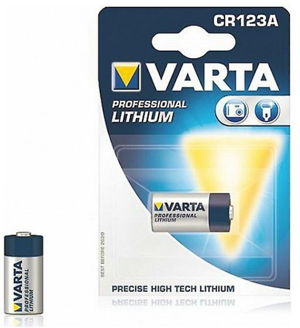 Батарейка VARTA CR123A, в упаковке: 1 шт.