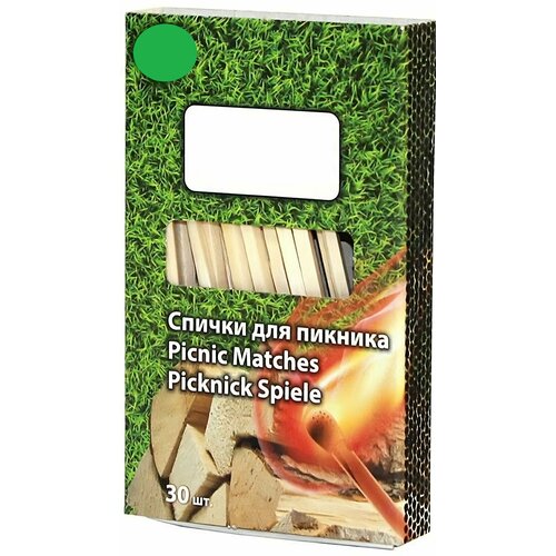 спички для пикника 85 мм 3x30 шт простой и безопасный розжиг для туристических походов выездов на барбекю дачного отдыха охоты и рыбалки Спички Для пикника 85 мм (30 шт). Простой и безопасный розжиг для туристических походов, выездов на барбекю, дачного отдыха, охоты и рыбалки