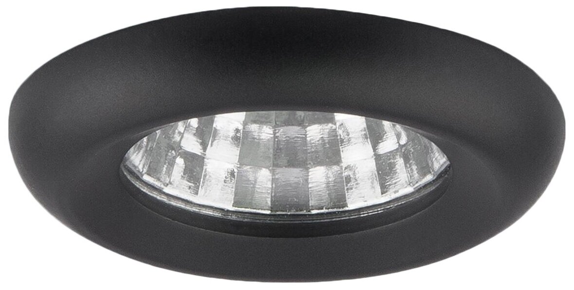 Светильник Lightstar Monde 071117, LED, 1 Вт, 4000, нейтральный белый, цвет арматуры: черный, цвет плафона: черный