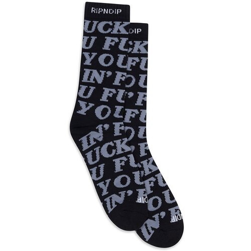 фото Носки ripndip fuckin fuck black, размер one size