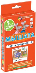 Набор карточек Айрис-Пресс Мышата. Счет в пределах 10 48 шт.