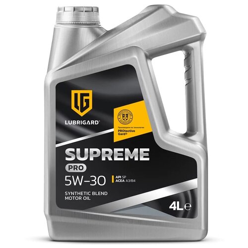 Полусинтетическое моторное масло LUBRIGARD SUPREME PRO 5W-30, 4 л