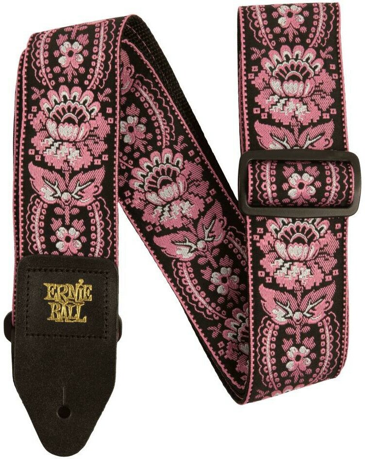 ERNIE BALL 5347 гитарный ремень Jacquard с рисунком Pink Orleans