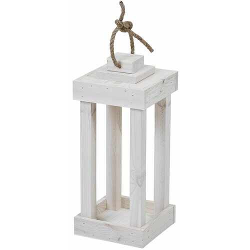 Фонарь декоративный деревянный 38 см