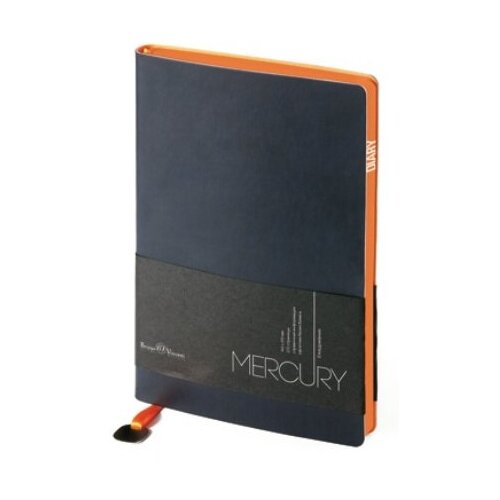 Купить Ежедневник А5 Mercury недатир. темно-синий navy от Bruno Visconti